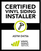 Certified vinyl siding installer